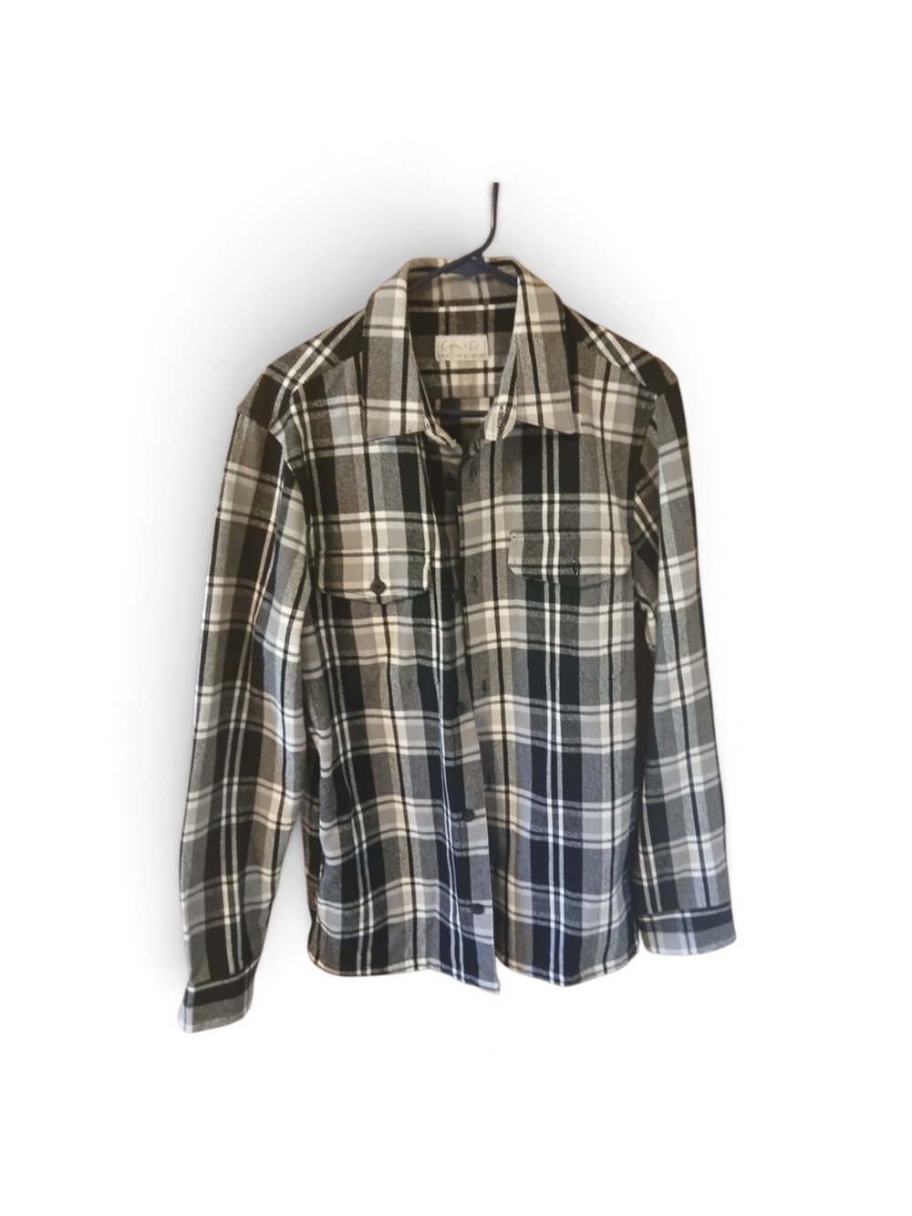 Cotton & Co. Plaid Button-Down Shirt
